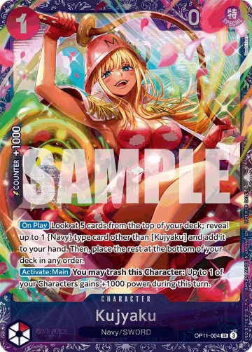 Kujyaku (Treasure Cup August 2025) (OP11-004), One Piece Promotion Cards — One Piece card price