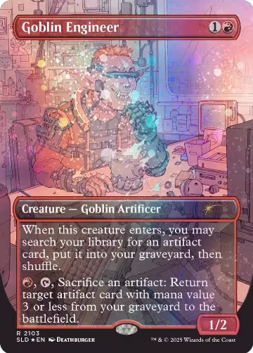 Goblin Engineer (Galaxy Foil) (2103), Secret Lair Drop Series — Magic card price