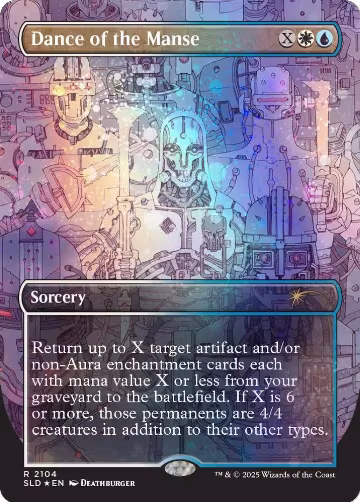Dance of the Manse (Galaxy Foil) (2104), Secret Lair Drop Series — Magic card price