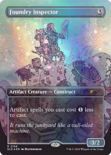 Foundry Inspector (Galaxy Foil) (2106), Secret Lair Drop Series — Magic card price