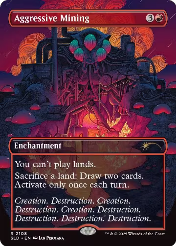 Aggressive Mining (2108), Secret Lair Drop Series — Magic card price