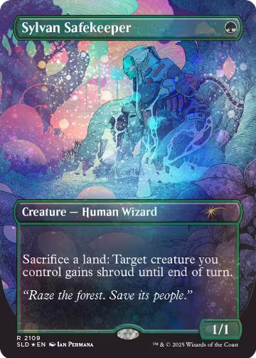 Sylvan Safekeeper (Galaxy Foil) (2109), Secret Lair Drop Series — Magic card price