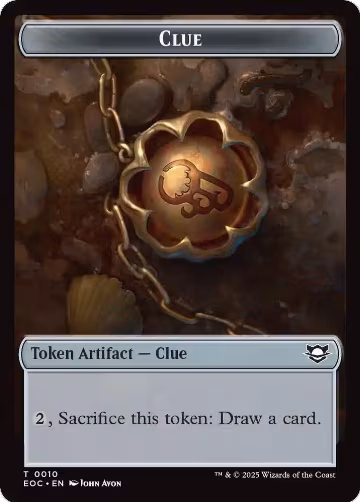 Clue // Beast (0005) Double-Sided Token (10 // 5), Commander: Edge of Eternities — Magic card price