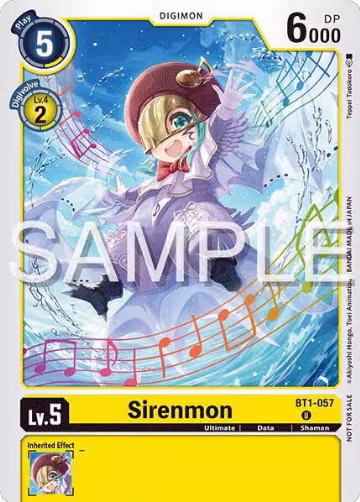 Sirenmon (Time Stranger Demo Deck) (BT1-057 U), Digimon Demo Deck Exclusive Cards — Digimon card price