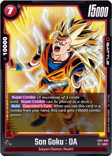 Son Goku : DA - FB07-009 (FB07-009), Wish For Shenron — DB Fusion card price