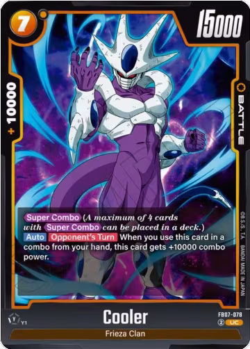 Cooler - FB07-078 (FB07-078), Wish For Shenron — DB Fusion card price