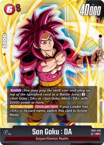 Son Goku : DA - FB07-010 (FB07-010), Wish For Shenron — DB Fusion card price