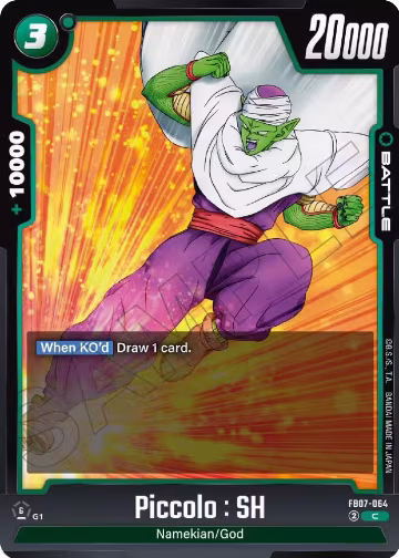Piccolo : SH - FB07-064 (FB07-064), Wish For Shenron — DB Fusion card price