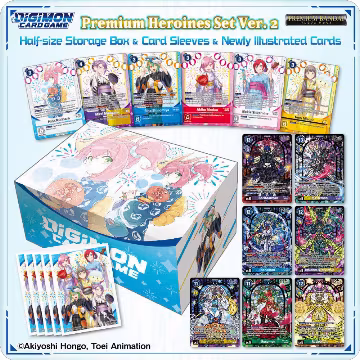 Premium Heroines Set Ver.2 (Sealed Promotional Bundle), Digimon Promotion Cards — Digimon sealed product price