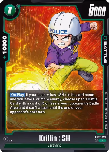 Krillin : SH (FB07-053), Wish For Shenron — DB Fusion card price