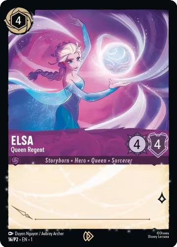Elsa - Queen Regent (16), Disney Lorcana Promo Cards — Lorcana card price