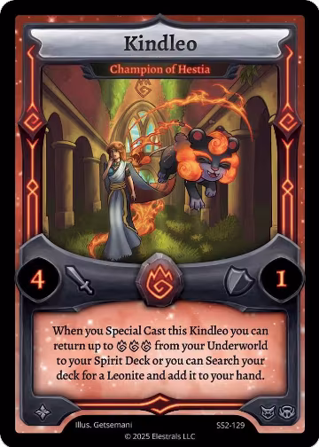 Kindleo - Champion of Hestia (SS2-129), Shattered Stars Chapter 2 [SS2] — Elestrals card price