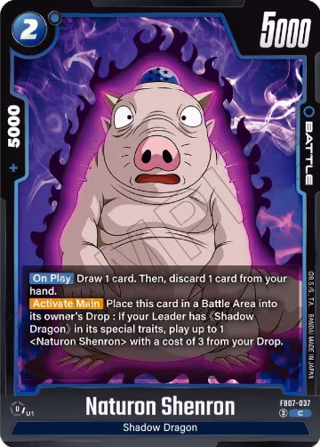 Naturon Shenron - FB07-037 (FB07-037), Wish For Shenron — DB Fusion card price