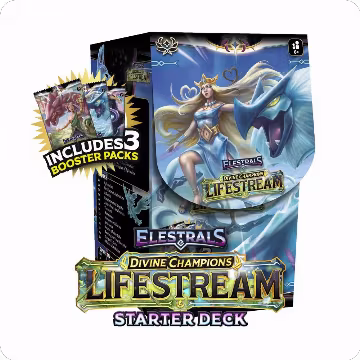 Lifestream Aphrodite Starter Deck with 3 Booster Packs, Divine Champions: Lifestream Starter Decks — Elestrals sealed product price