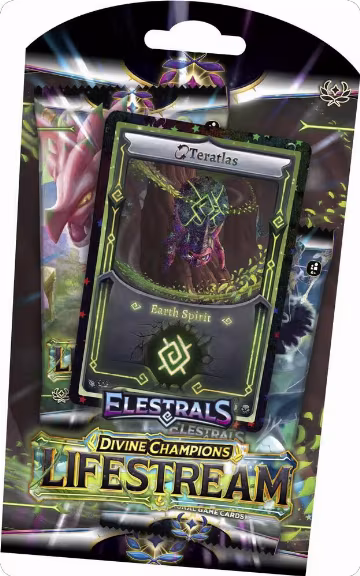 Lifestream Blister Packs with Reverse Stellar Teratlas, Divine Champions: Lifestream — Elestrals card price