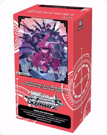 SAO Alternative-Gun Gale Online-2 Extra Booster Box, SAO Alternative–Gun Gale Online–2 Extra Booster — Weiß Schwarz sealed product price