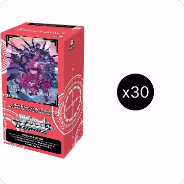 SAO-Alternative-Gun Gale Online-2 Extra Booster Box Case, SAO Alternative–Gun Gale Online–2 Extra Booster — Weiß Schwarz sealed product price