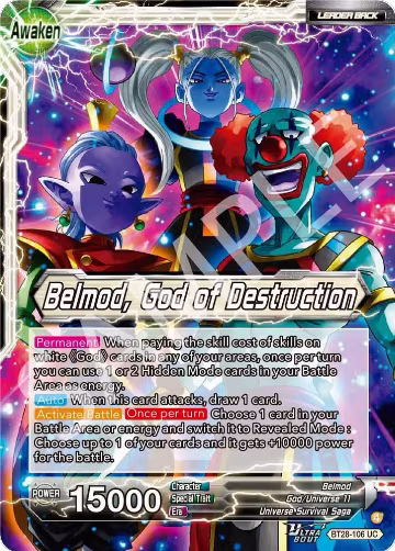 Belmod // Belmod, God of Destruction (BT28-106), Prismatic Clash — DB Super card price