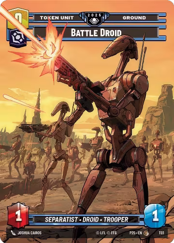Battle Droid // Clone Trooper (T01 // T03), Organized Play Promos — Star Wars card price