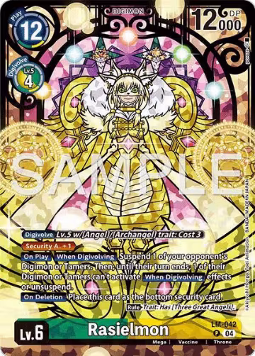 Rasielmon (Premium Heroines Set Ver.2) (LM-042 P), World Convergence — Digimon card price