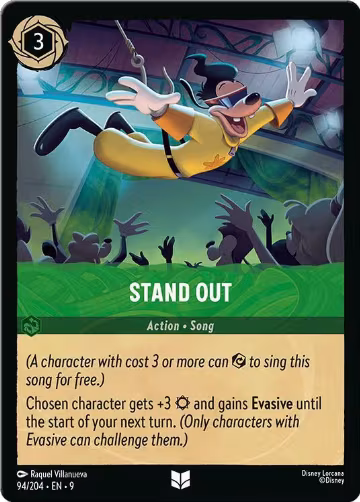 Stand Out (94/204), Fabled — Lorcana card price