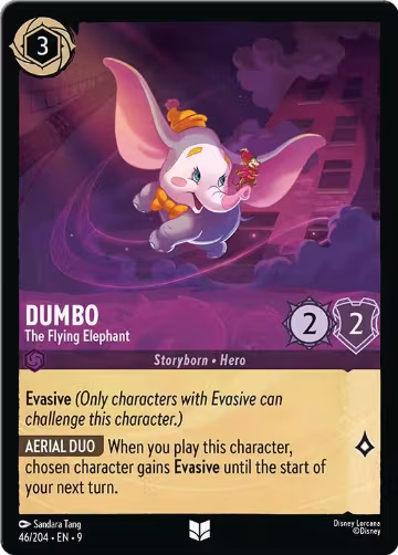 Dumbo - The Flying Elephant (46/204), Fabled — Lorcana card price