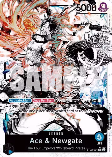 Ace & Newgate (Parallel) (ST22-001) — card price