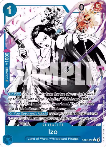 Izo (Parallel) (ST22-002), ST-22: Starter Deck 22 Ace & Newgate — One Piece card price