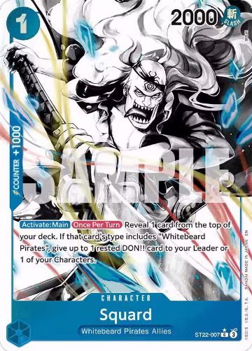 Squard (Parallel) (ST22-007), ST-22: Starter Deck 22 Ace & Newgate — One Piece card price