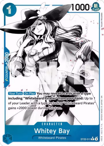 Whitey Bay (Parallel) (ST22-011), ST-22: Starter Deck 22 Ace & Newgate — One Piece card price