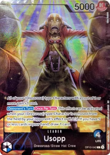Usopp (Official Playmat -Limited Edition Vol. 3-) (OP10-042), One Piece Promotion Cards — One Piece card price