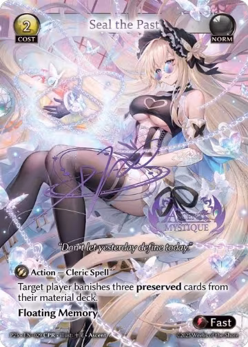 Seal the Past (CPR) (029), Promotional Cards — Grand Archive card price