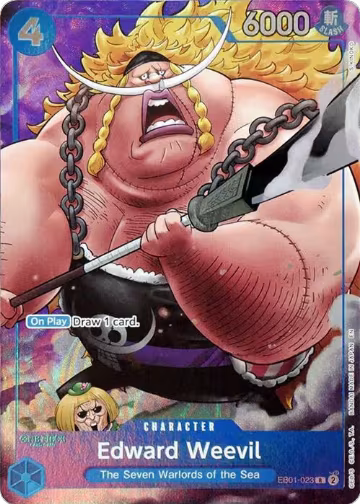 Edward Weevil (Seven Warlords of the Sea Binder Set) (EB01-023), One Piece Promotion Cards — One Piece card price