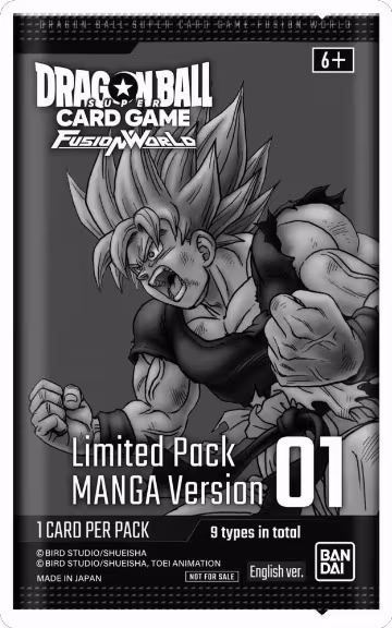 Limited Pack MANGA Version 01, Tournament and Championship Promos — DB Fusion sealed product price