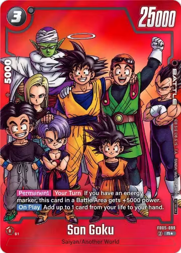 Son Goku - FB05-099 (Limited Pack MANGA Version 01) (FB05-099), Tournament and Championship Promos — DB Fusion card price