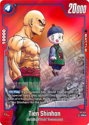 Tien Shinhan - FP-045 (Limited Pack MANGA Version 01) (FP-045), Tournament and Championship Promos — DB Fusion card price