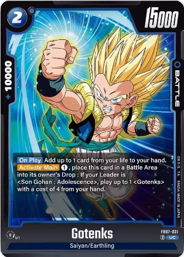 Gotenks (FB07-031), Wish For Shenron — DB Fusion card price