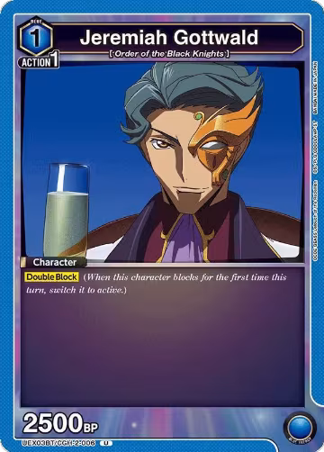 Jeremiah Gottwald (UEX03BT/CGH-2-006), UEX03BT: CODE GEASS: Lelouch of the Rebellion Vol.2 — Union Arena card price