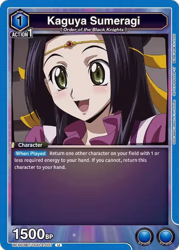 Kaguya Sumeragi (UEX03BT/CGH-2-007), UEX03BT: CODE GEASS: Lelouch of the Rebellion Vol.2 — Union Arena card price