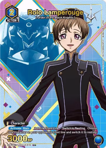 Rolo Lamperouge (015) (U*) (UEX03BT/CGH-2-015), UEX03BT: CODE GEASS: Lelouch of the Rebellion Vol.2 — Union Arena card price