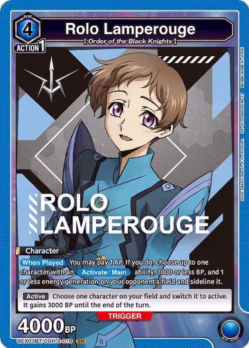 Rolo Lamperouge (016) (UEX03BT/CGH-2-016), UEX03BT: CODE GEASS: Lelouch of the Rebellion Vol.2 — Union Arena card price