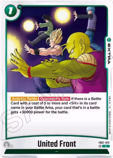 United Front (FB07-070), Wish For Shenron — DB Fusion card price