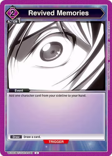 Revived Memories (UEX03BT/CGH-2-049), UEX03BT: CODE GEASS: Lelouch of the Rebellion Vol.2 — Union Arena card price