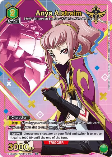 Anya Alstreim (054) (U*) (UEX03BT/CGH-2-054), UEX03BT: CODE GEASS: Lelouch of the Rebellion Vol.2 — Union Arena card price