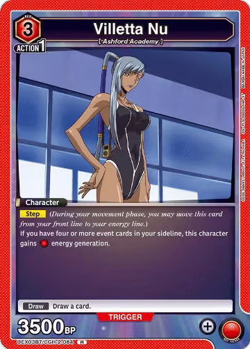 Villetta Nu (UEX03BT/CGH-2-064), UEX03BT: CODE GEASS: Lelouch of the Rebellion Vol.2 — Union Arena card price