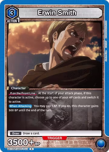 Erwin Smith (UE10ST/AOT-1-111), Attack on Titan Starter Deck — Union Arena card price