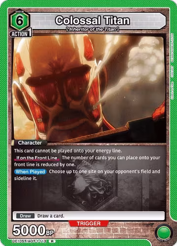 Colossal Titan (UE10ST/AOT-1-113), Attack on Titan Starter Deck — Union Arena card price