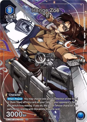 Hange Zoe (003) (U*) (UE10BT/AOT-1-003), Attack on Titan — Union Arena card price