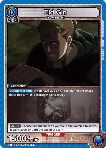 Eld Gin (UE10BT/AOT-1-004), Attack on Titan — Union Arena card price