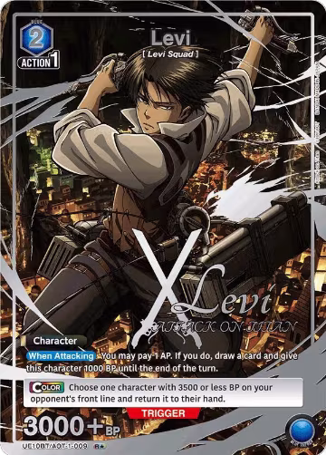 Levi (009) (R*) (UE10BT/AOT-1-009), Attack on Titan — Union Arena card price